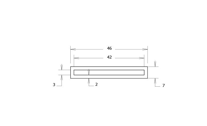 Gaine de protection souple 4x45 mm